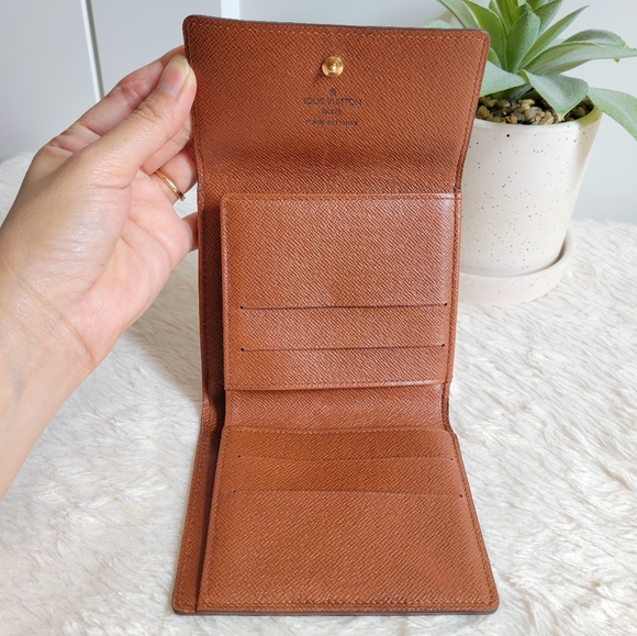 💕Authentic LOUIS VUITTON Compact Wallet Monogram - Picture 5 of 16